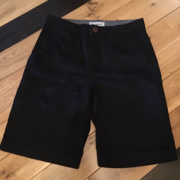 Billabong Black Bermuda Chino Shorts - Picture 2 of 14